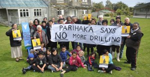 parihaka says no more drilling 2013